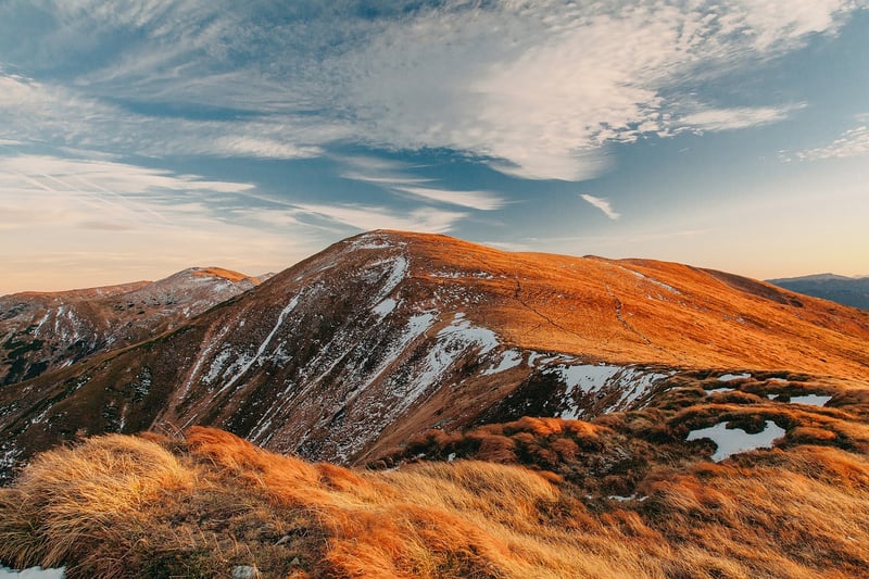 Hiking in the mountains